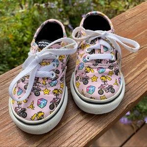 Vans Nintendo Princess Peach toddler shoes size 4